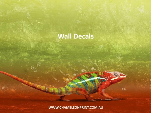 Wall Decals - Chameleon Print Group