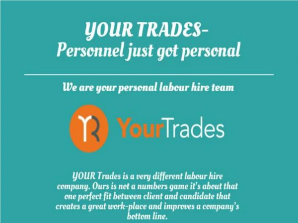 Labour Hiring in Brisbane, Gold Coast - YOUR Trades