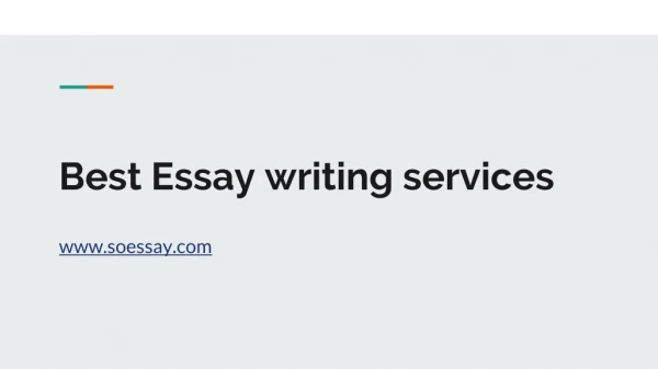 Best essay writing services in the United States