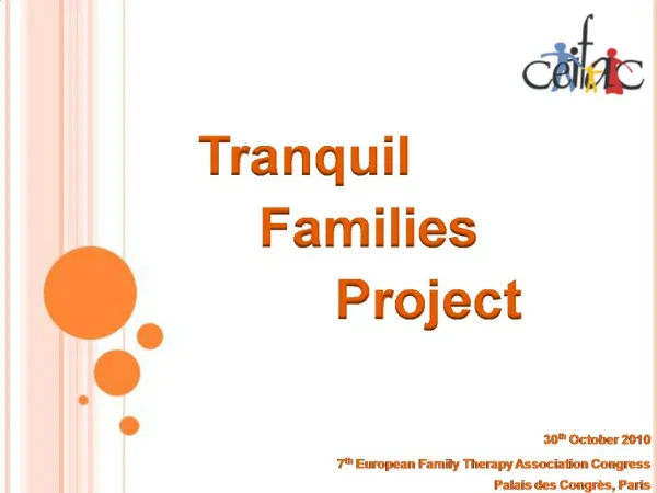 Tranquil Families Project