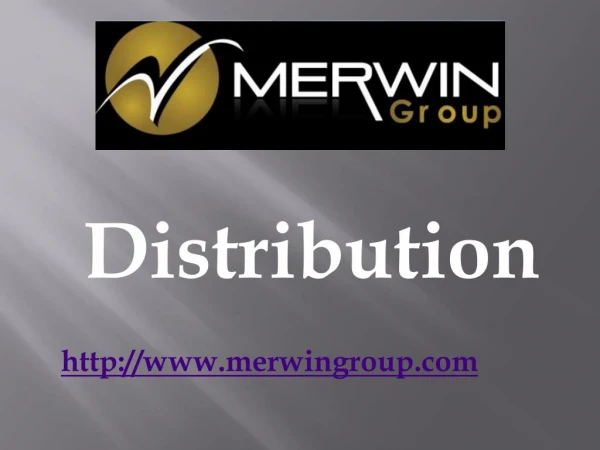 Distribution - www.merwingroup.com