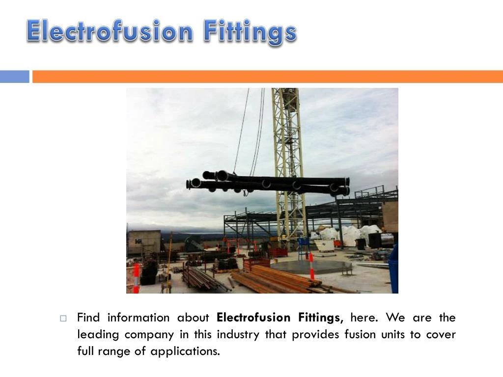 electrofusion fittings