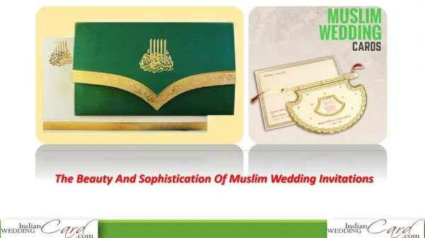 The Beauty And Sophistication Of Muslim Wedding Invitations