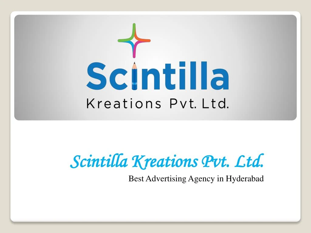scintilla kreations pvt ltd best advertising agency in hyderabad