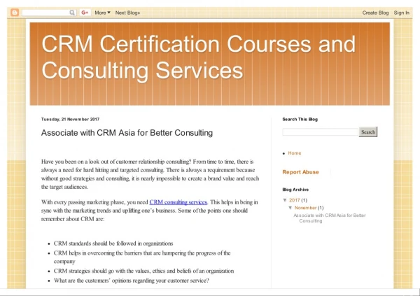 Associate with CRM Asia for Better Consulting
