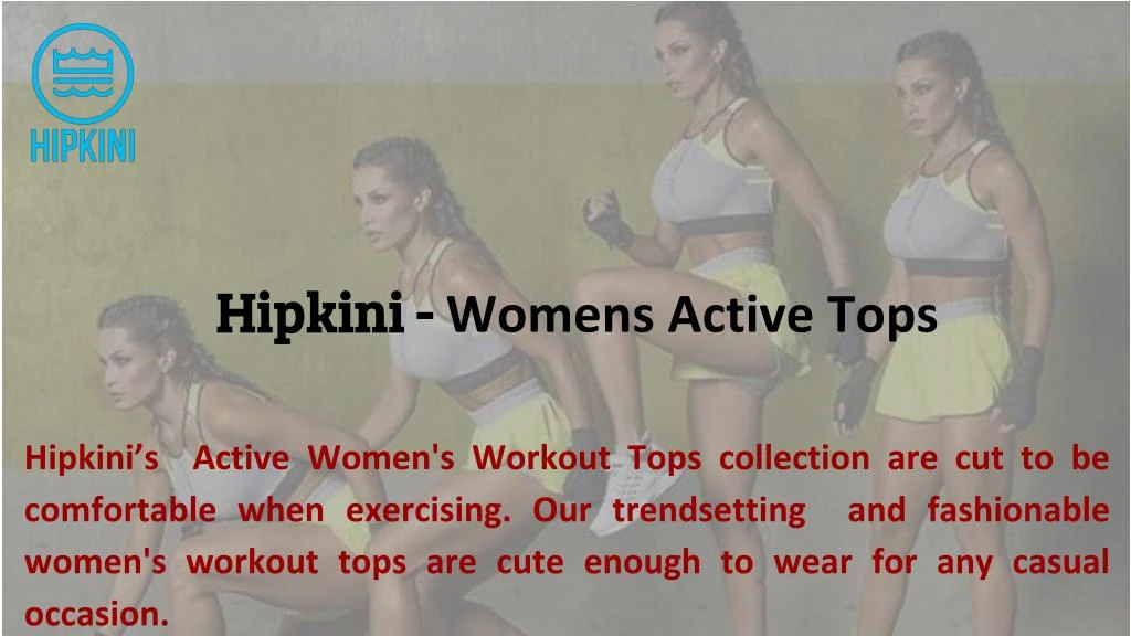hipkini womens active tops