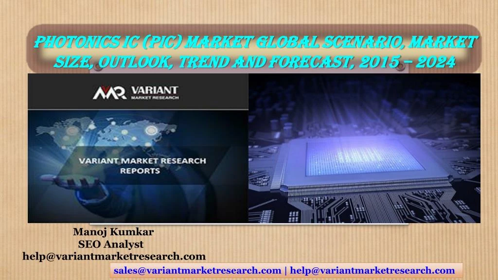 photonics ic pic market global scenario market size outlook trend and forecast 2015 2024