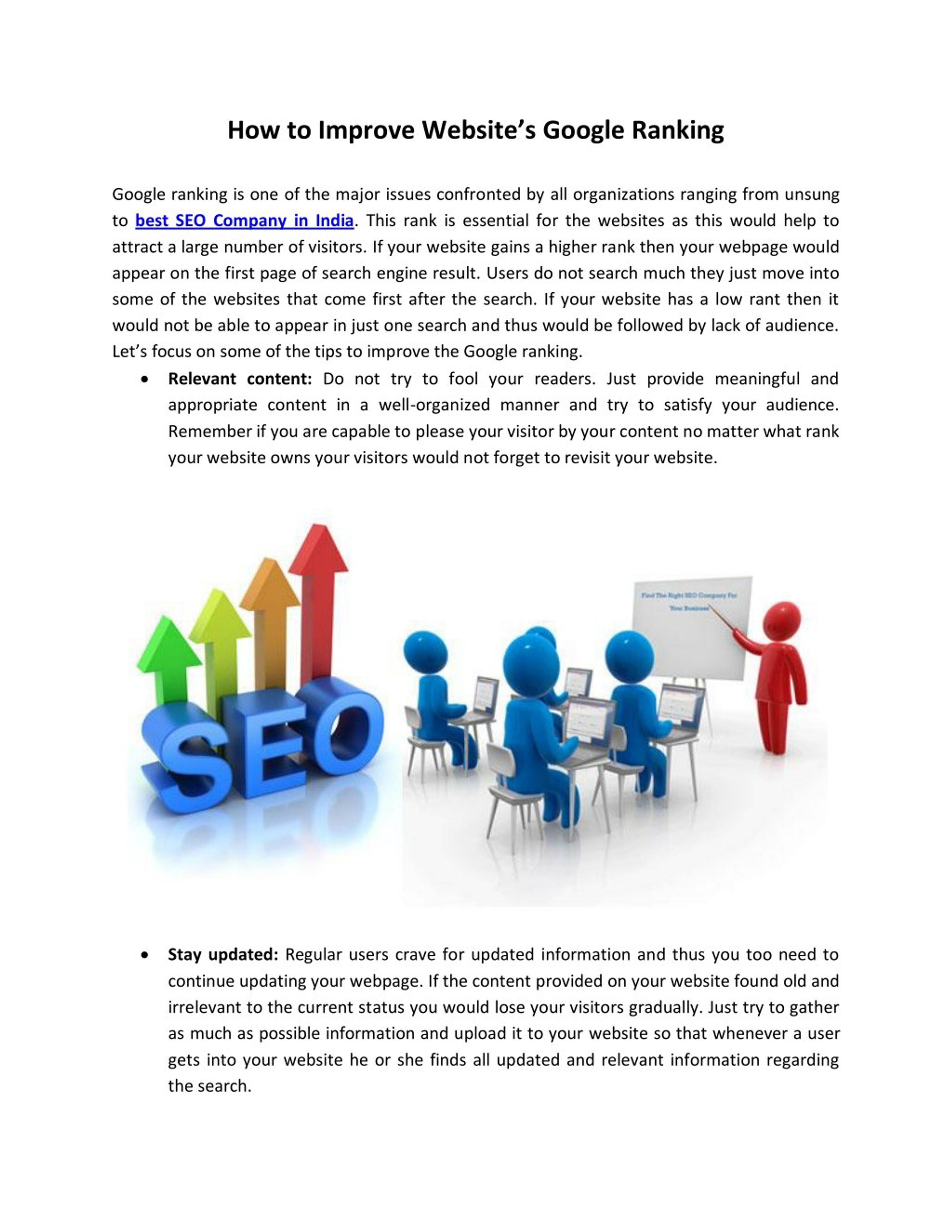 PPT - How to Improve Website’s Google Ranking PowerPoint Presentation ...