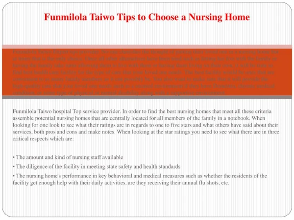 Funmilola Taiwo Social Media and Nurses - A Whole New World