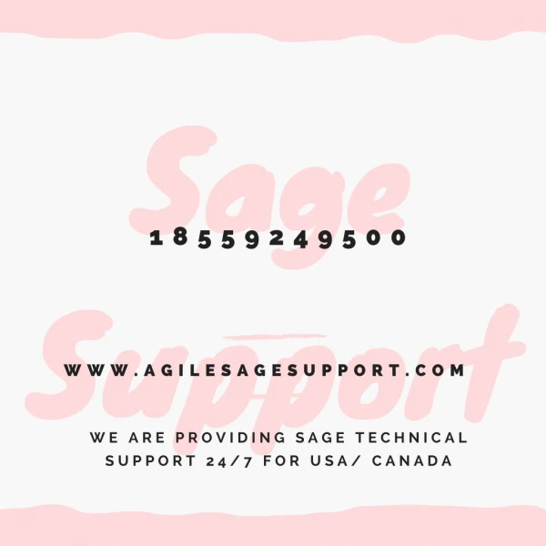 Sage 50 2018 Technical Support 18559249500