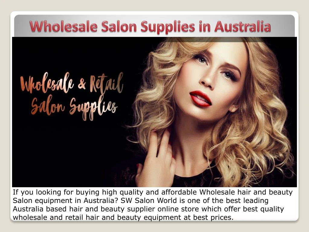 wholesale salon supplies in australia