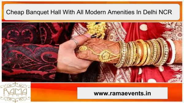 Cheap banquet hall with all mordern amenities in Delhi NCR