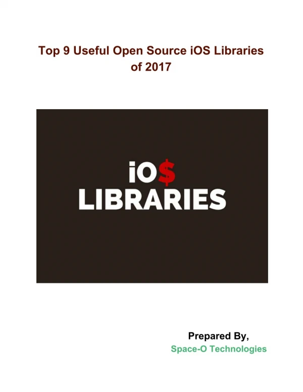 Top Open Source iOS Libraries