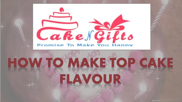 Find this top butterscotch cake flavour from CakenGifts.in