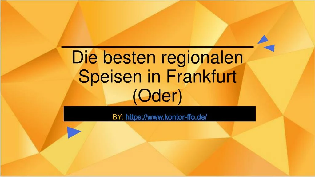 die besten regionalen speisen in frankfurt oder