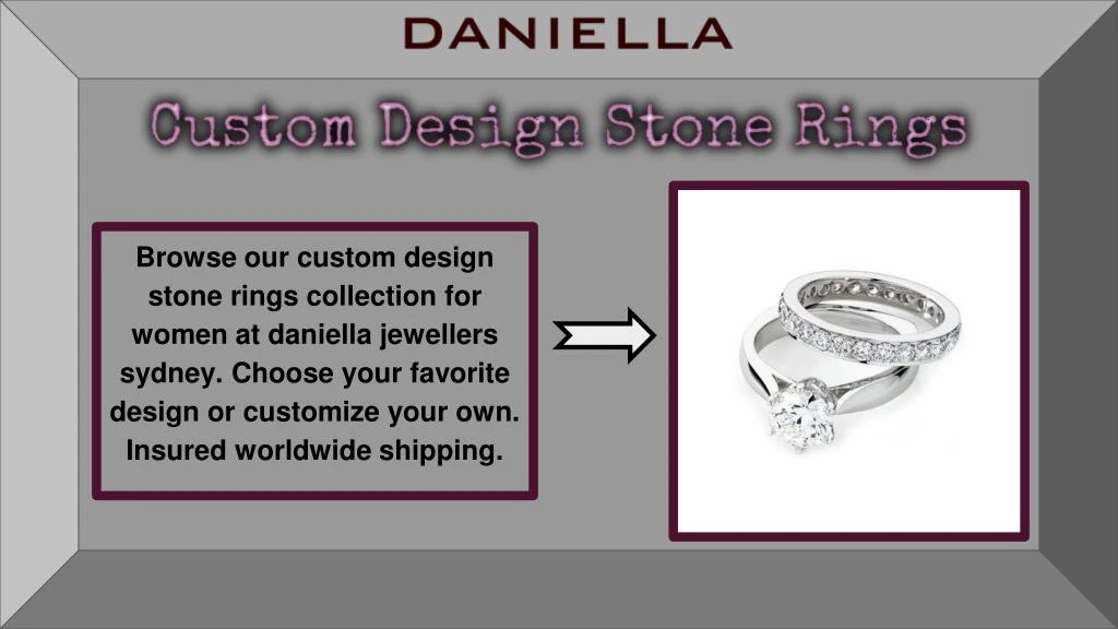 browse our custom design stone rings collection