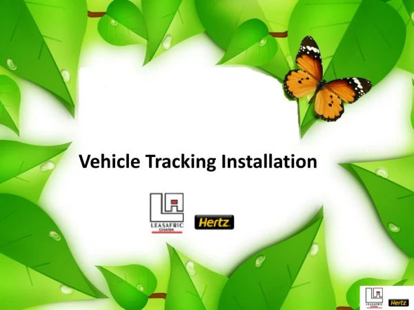 Vehicle Tracking Installation