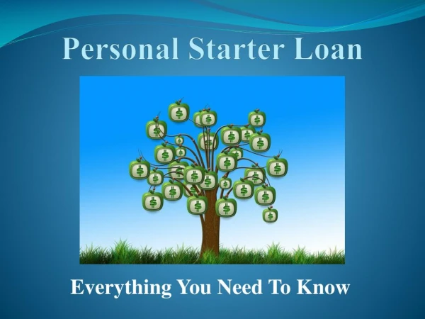 Personal Starter Loan