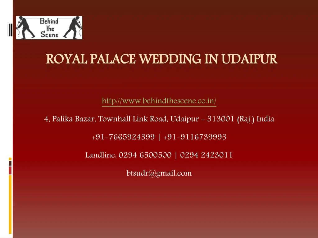 royal palace wedding in udaipur