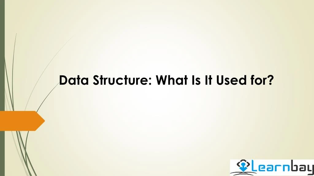data structure what is it used for
