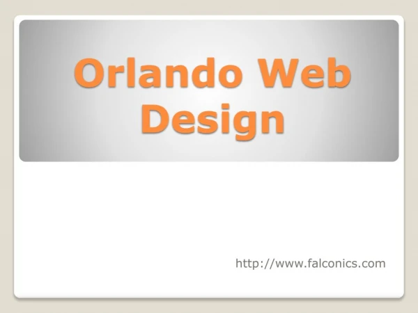 Orlando web design