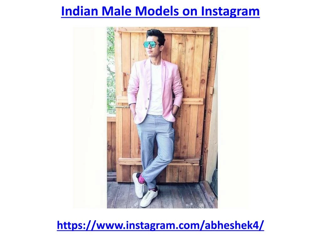 indian male models on instagram