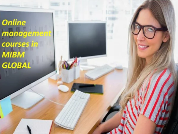 Online management courses an official master degree MIBM GLOBAL