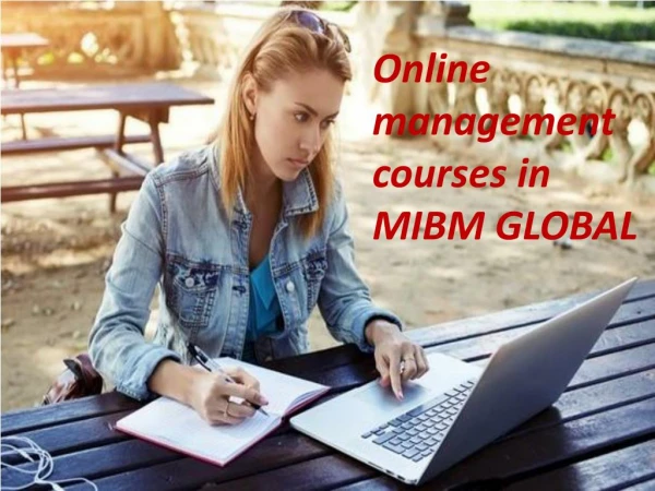 Online management courses in INDIA