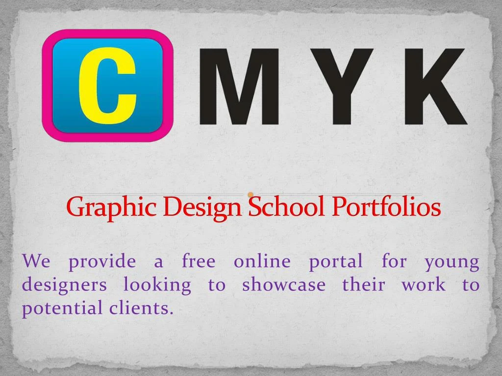 graphic design school portfolios