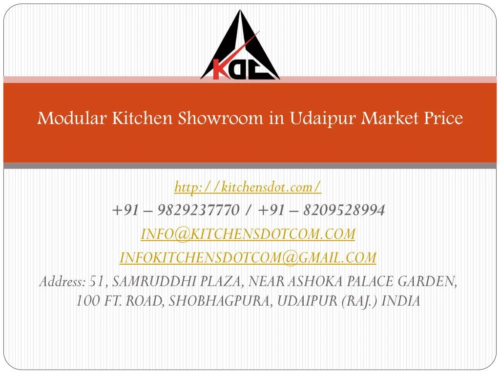 modular kitchen showroom in udaipur market price