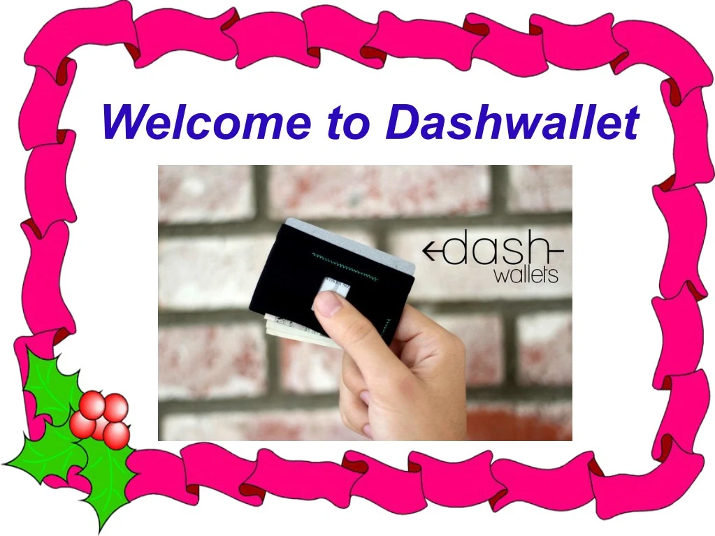 welcome to dashwallet