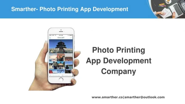 Photo printing app development