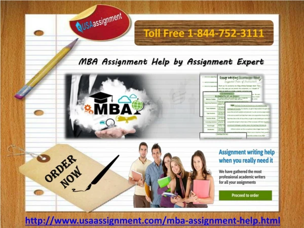 MBA Assignment Help by Assignment Expert 1-844-752-3111