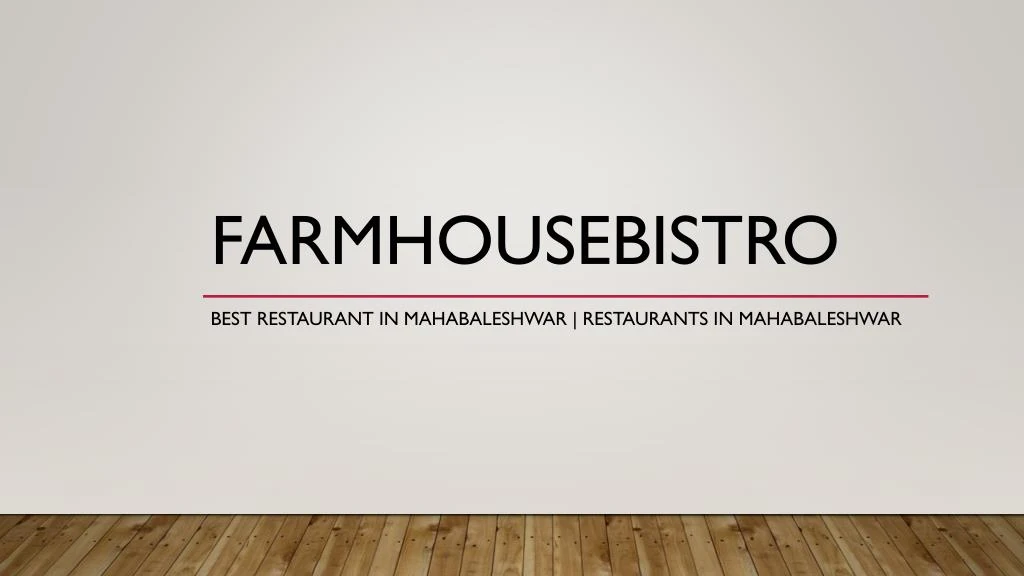 farmhousebistro
