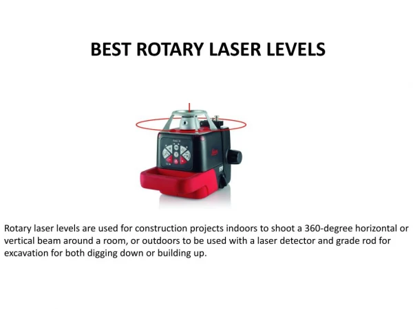 Best Rotary Laser Level