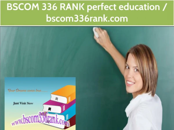 BSCOM 336 RANK perfect education/bscom336rank.com