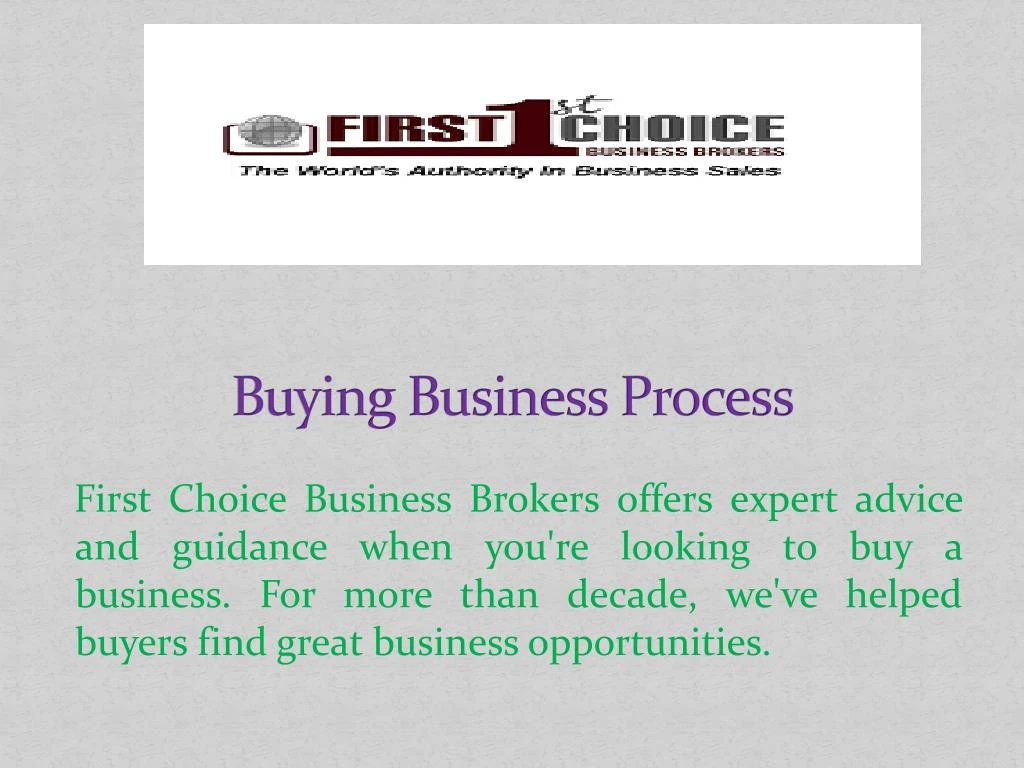 buying business process
