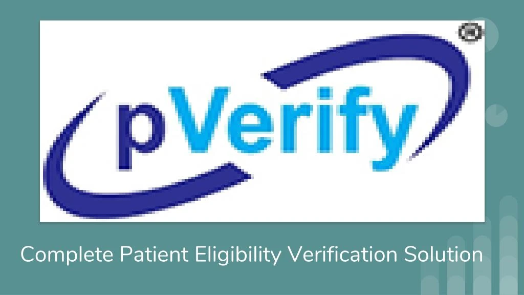 complete patient eligibility verification solution