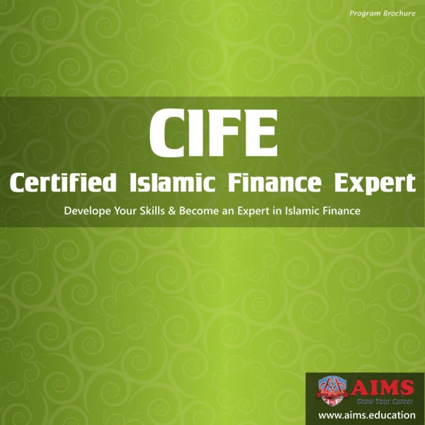Certified Islamic Finance Expert