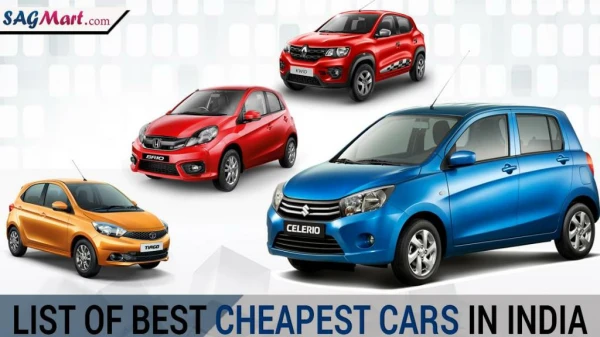 Cheapest Cars Price List in India With Specifications