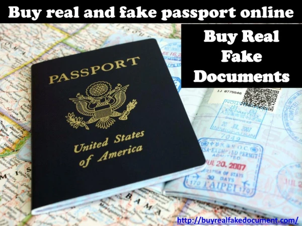 Buy real and fake passport online