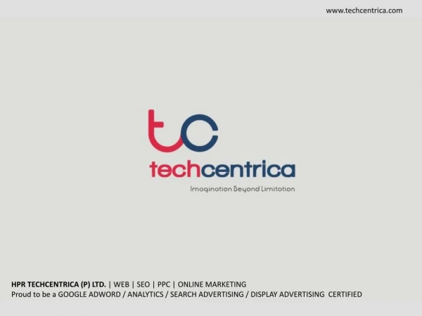 Company Presentation Tech Centrica