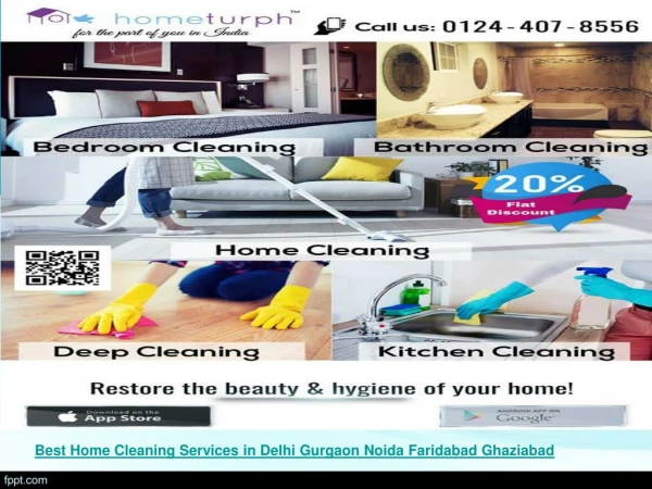 Home cleaning services in Delhi