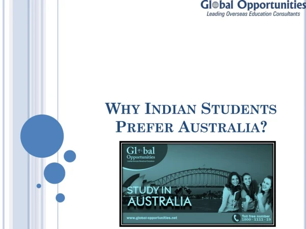 Why Indian Students Prefer Australia