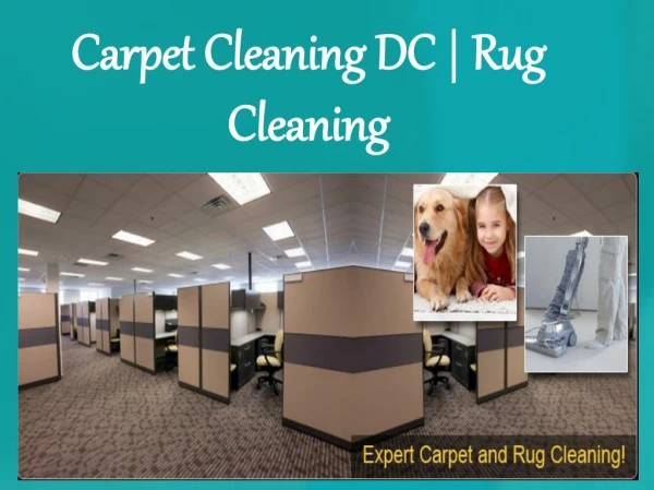 Carpet Cleaning DC | Rug Cleaning