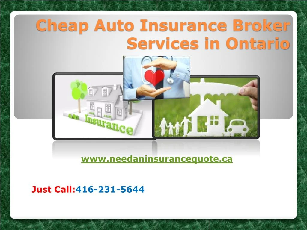 cheap auto insurance broker services in ontario