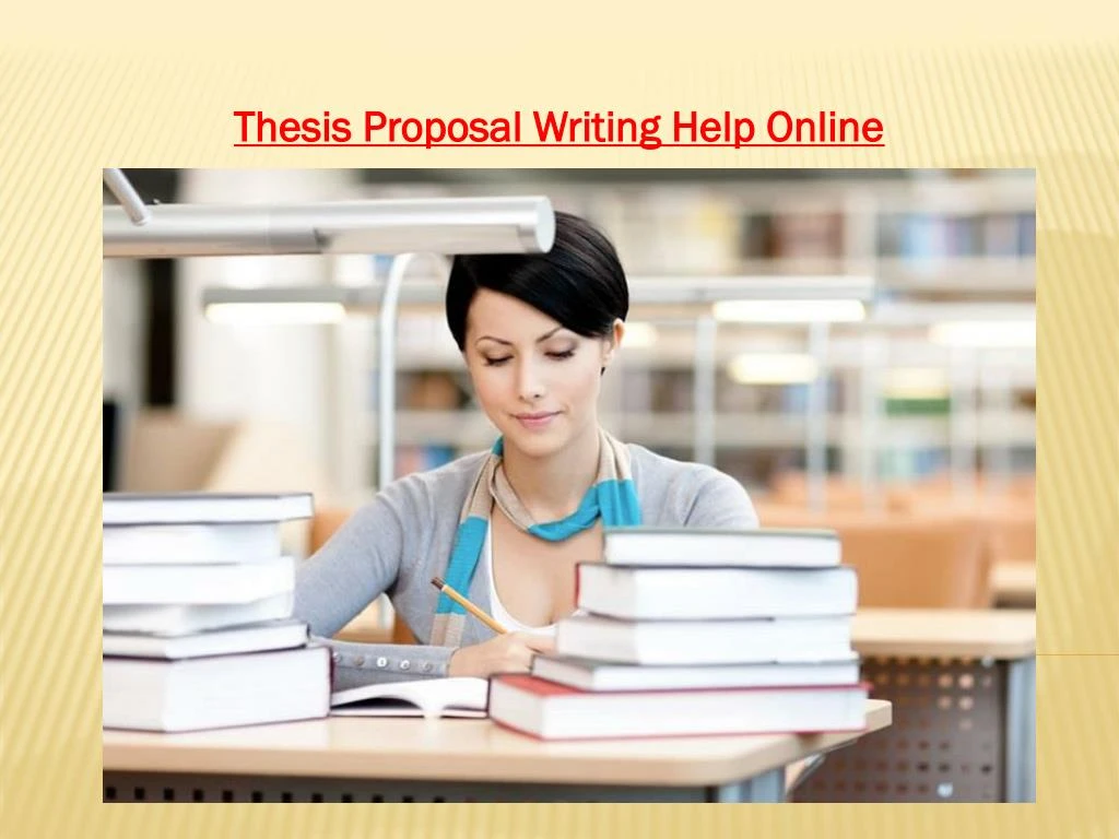 thesis proposal writing help online