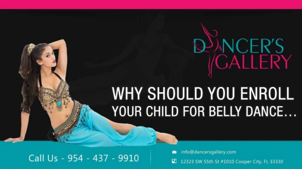 Why should you enroll your child for Belly Dance Classes?