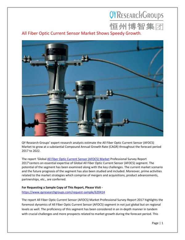 all fiber optic current sensor market shows