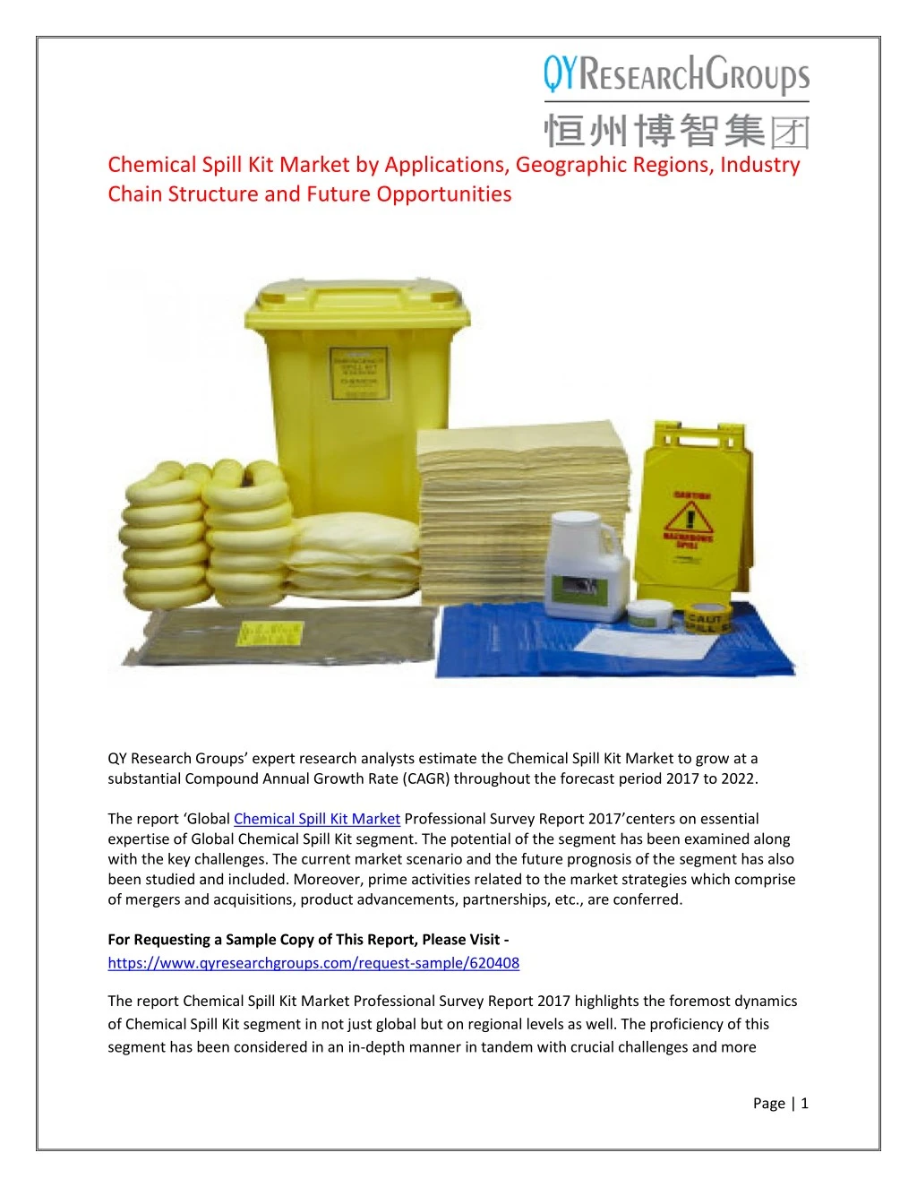 chemical spill kit market by applications